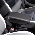 RATI ARMSTER 3 Reposabrazos LADA LARGUS 2014-  [negro,cuero vegano]