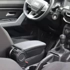 RATI ARMSTER 3 Reposabrazos DACIA LOGAN 2004-2016  [negro,cuero vegano]