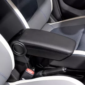   RATI ARMSTER 3 Reposabrazos OPEL AGILA 2008-2014  [negro,cuero vegano]