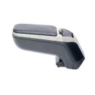 RATI ARMSTER 2 Reposabrazos RENAULT CLIO IV 2013-2019  [gris,cuero vegano]