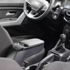 RATI ARMSTER 2 Reposabrazos DACIA LOGAN 2004-2016  [negro,cuero vegano]