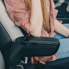 RATI ARMSTER 2 Reposabrazos HONDA JAZZ 2016-2019  [negro,cuero vegano]