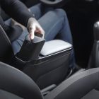 RATI ARMSTER 2 Reposabrazos FORD FOCUS 2018-  [negro,cuero vegano,usb/aux kábel]