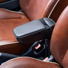 RATI ARMSTER 2 Reposabrazos SKODA CITIGO E IV 2013-2021  [negro,cuero vegano]