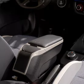   RATI ARMSTER 2 Reposabrazos FORD FOCUS 2018-  [gris,cuero vegano,usb/aux kábel]