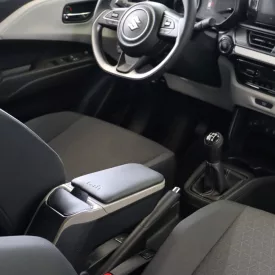   RATI ARMSTER 2 Reposabrazos SUZUKI SWIFT 2024- con freno de mano manual [gris,cuero vegano]