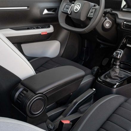 RATI ARMSTER 3 Reposabrazos CITROEN C3 2024-  [negro,cuero vegano]