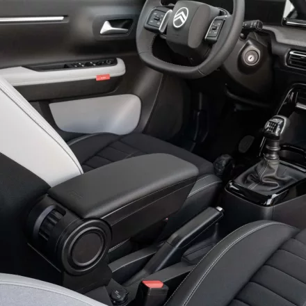 RATI ARMSTER 3 Reposabrazos CITROEN C3 2024-  [negro,cuero vegano]