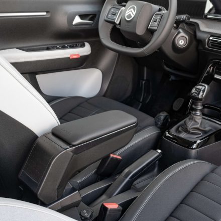 RATI ARMSTER S Reposabrazos CITROEN C3 2024-  [negro,cuero vegano]