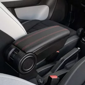   RATI ARMSTER 3 Reposabrazos CITROEN E-C3 AIRCROSS 2024-  [negro,cuero vegano,costura roja]