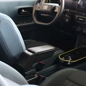   RATI ARMSTER S Reposabrazos FIAT GRANDE PANDA ELECTRIC 2024-  [negro,cuero vegano]