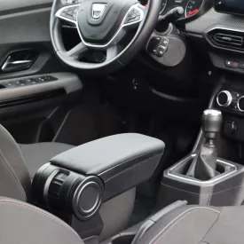   RATI ARMSTER 3 Reposabrazos DACIA JOGGER 2021-  [negro,cuero vegano]