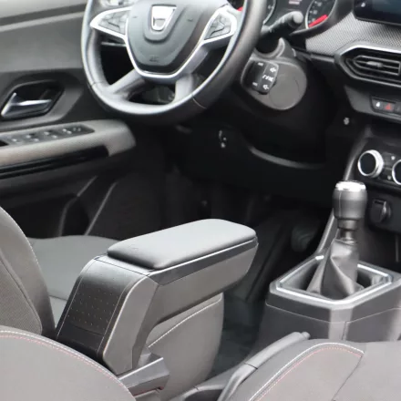 RATI ARMSTER S Reposabrazos DACIA JOGGER 2021-  [negro,cuero vegano]