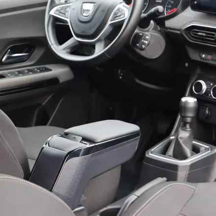 RATI ARMSTER 2 Reposabrazos DACIA JOGGER 2021-  [negro,cuero vegano]