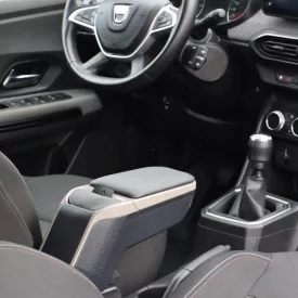   RATI ARMSTER 2 Reposabrazos DACIA JOGGER 2021-  [gris,cuero vegano]
