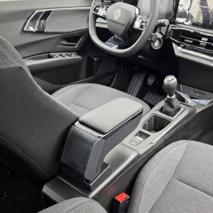 RATI ARMSTER S Reposabrazos RENAULT CLIO 2025-  [negro,cuero vegano]