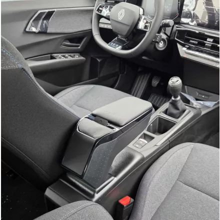RATI ARMSTER 2 Reposabrazos RENAULT CLIO 2025-  [negro,cuero vegano]
