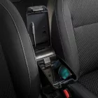 RATI ARMSTER 3 Reposabrazos montaje en asiento DACIA SANDERO 2020- sin reposabrazos original [negro,cuero vegano]