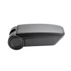 RATI ARMSTER 3 Reposabrazos montaje en asiento DACIA LOGAN 2017-2020 con reposabrazos original [negro,cuero vegano,usb,PP]