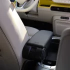 RATI ARMSTER 3 Reposabrazos montaje en asiento DACIA LOGAN 2017-2020 sin reposabrazos original [negro,cuero vegano,usb]