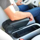 RATI ARMSTER 3 Reposabrazos montaje en asiento OPEL CORSA 2020- sin reposabrazos original [negro,cuero vegano]