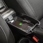 RATI ARMSTER 3 Reposabrazos montaje en asiento OPEL CORSA 2020- sin reposabrazos original [negro,cuero vegano,usb]
