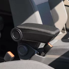   RATI ARMSTER 3 Reposabrazos montaje en asiento RENAULT CLIO 2019-2025 sin reposabrazos original, sin soporte lumbar [negro,tela]