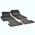 GUZU alfombrilla de goma OPEL ASTRA 2009-2015  [negro,goma]