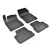 GUZU alfombrilla de goma CITROEN C3 2017-2024 [negro,goma]