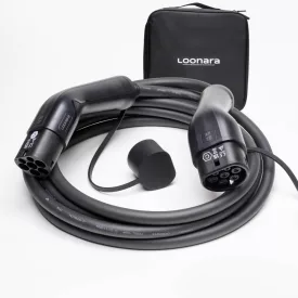Cable de carga Loonara Tipo 2 22kW 5m